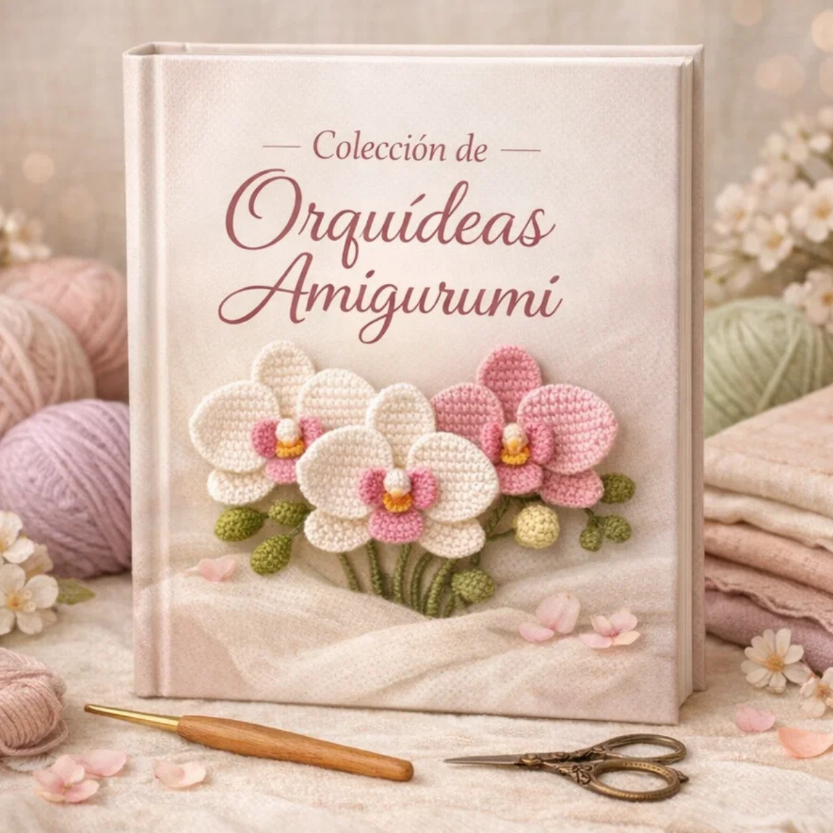 Aprende a Crear Orquídeas Amigurumi